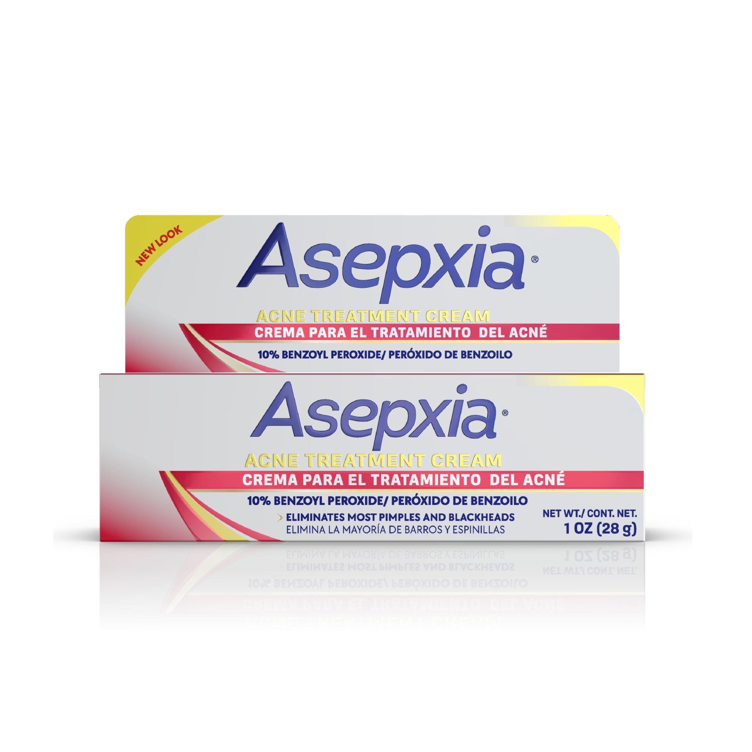 Asepxia 10 Benzoyl Peroxide Facial Acne Treatment Cream 1 oz (28 g