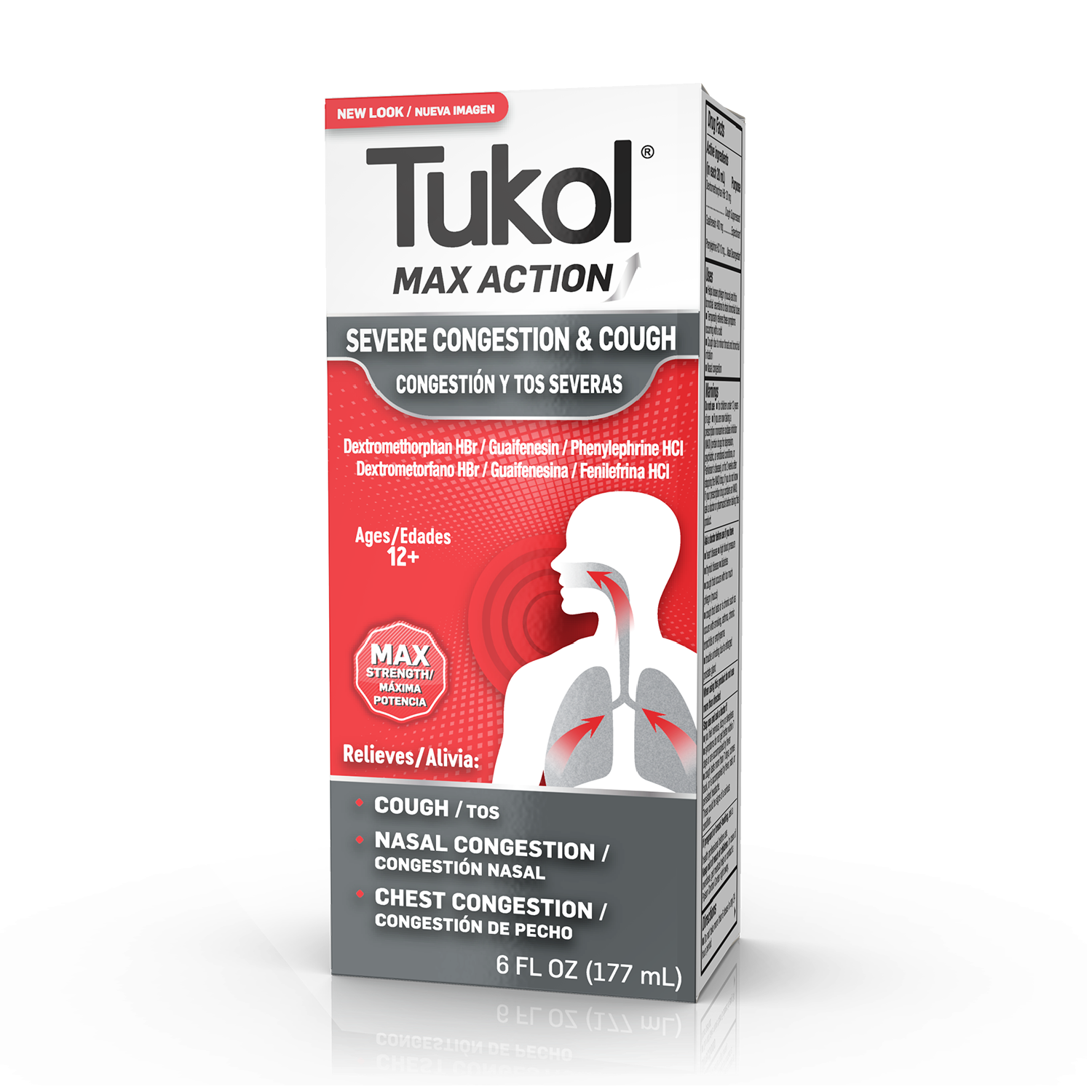 Tukol Max Action Severe Severe Congestion & Cough Cough Syrup 6 oz
