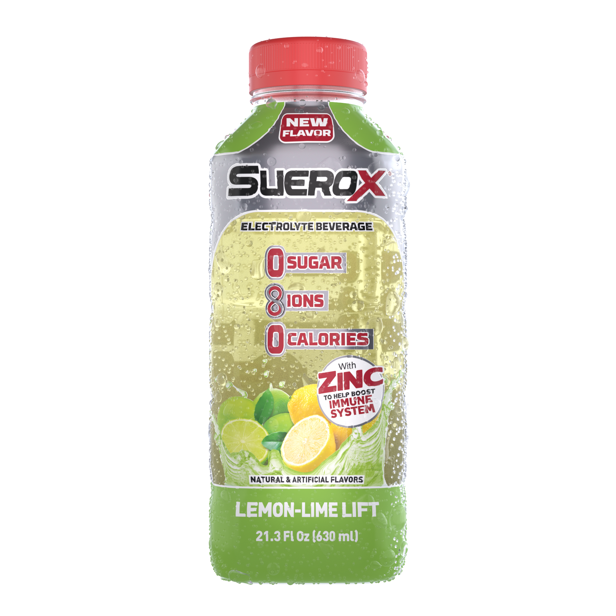 SueroX Zero Sugar Hydration Electrolyte Drink, Lemon-Lime Lift, 12 Pack ...