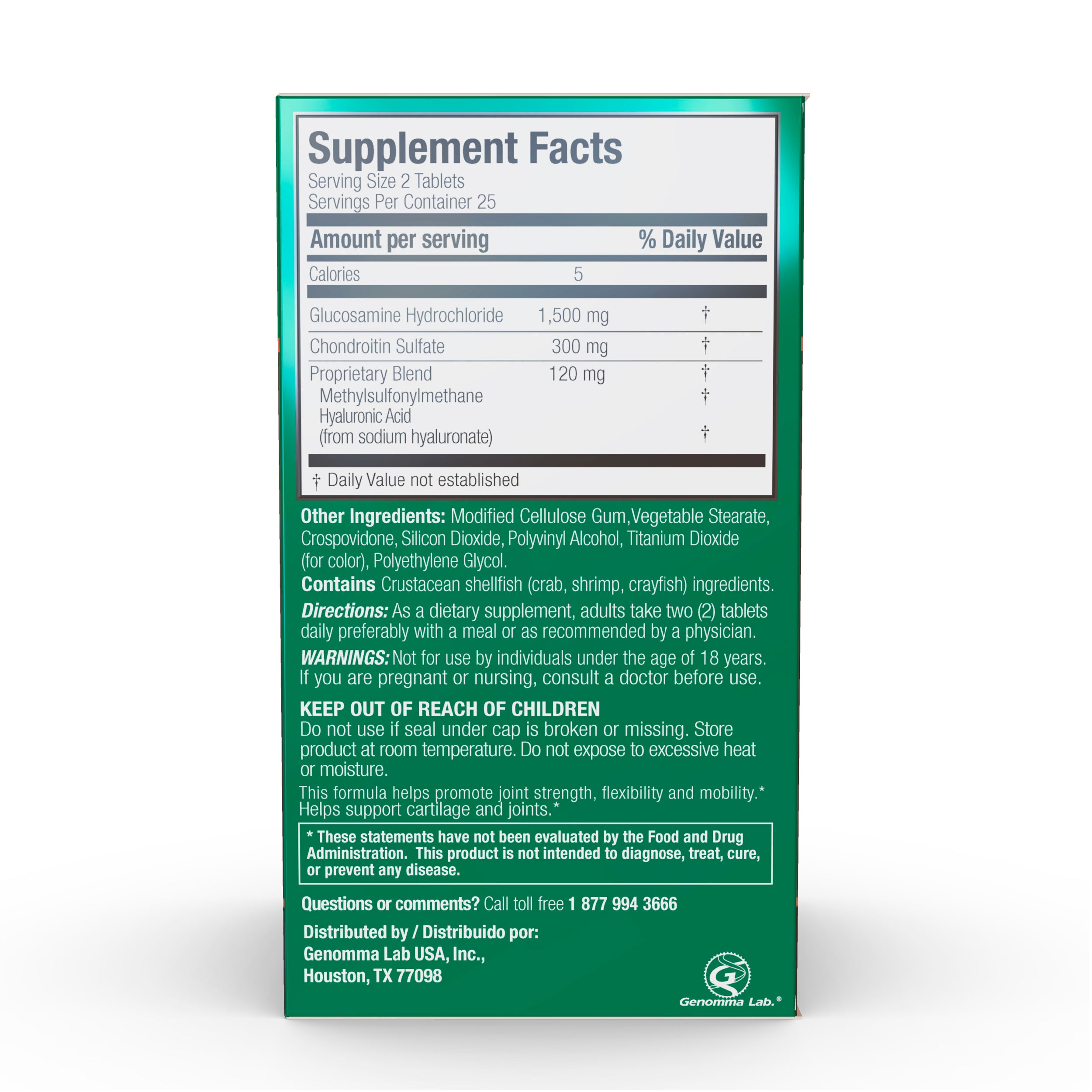 X Ray DOL High Potency Joint Care Tablets 50 Tablets Case of 12